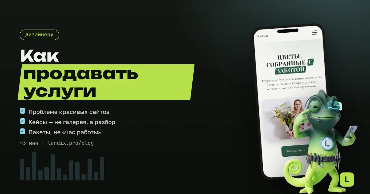Как веб-дизайнеру продавать свои услуги через сайт