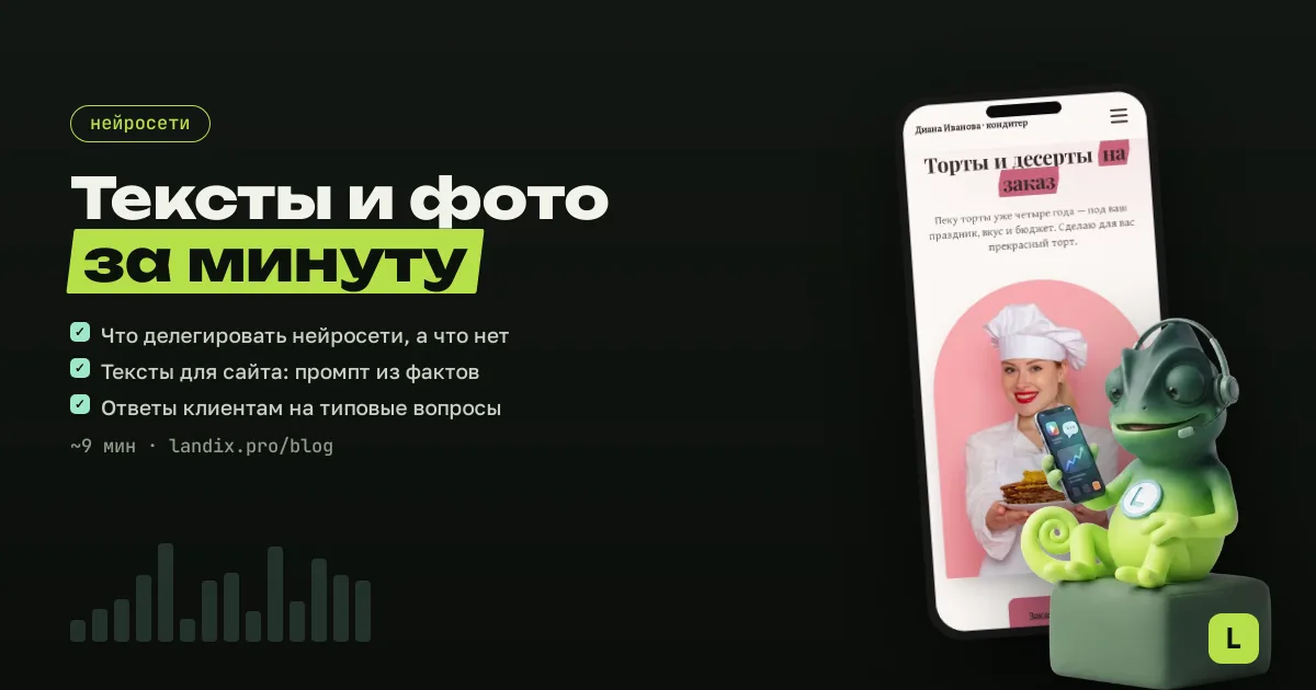 Нейросети для мастера в 2026 году: тексты для сайта, ответы клиентам и фото — что работает, а что вредит