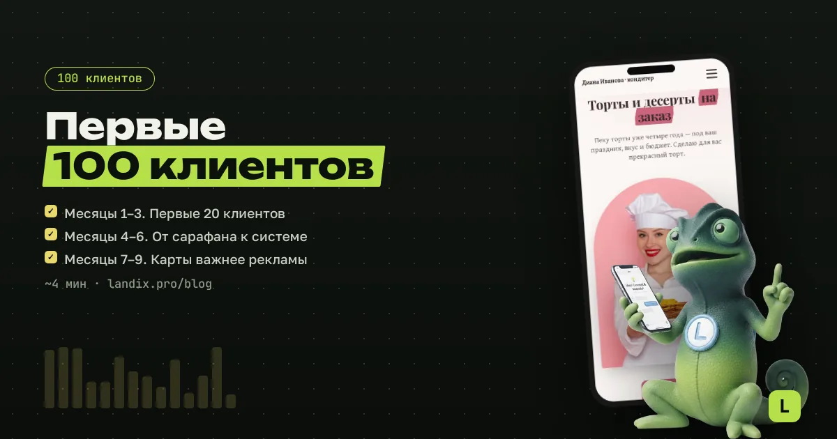 Первые 100 клиентов мастера: план на 12 месяцев