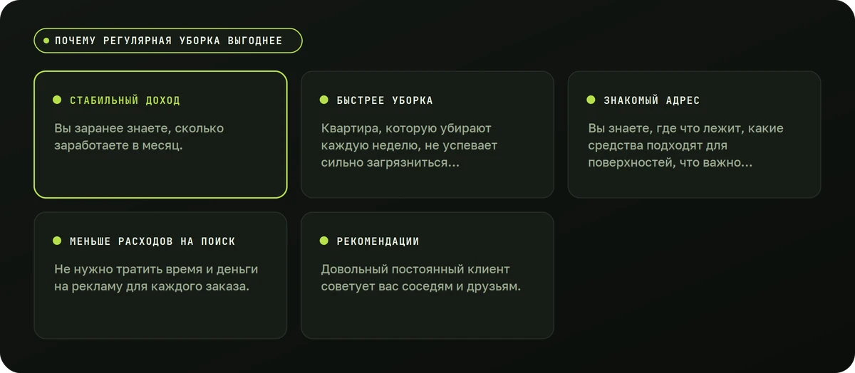 Почему регулярная уборка выгоднее — схема